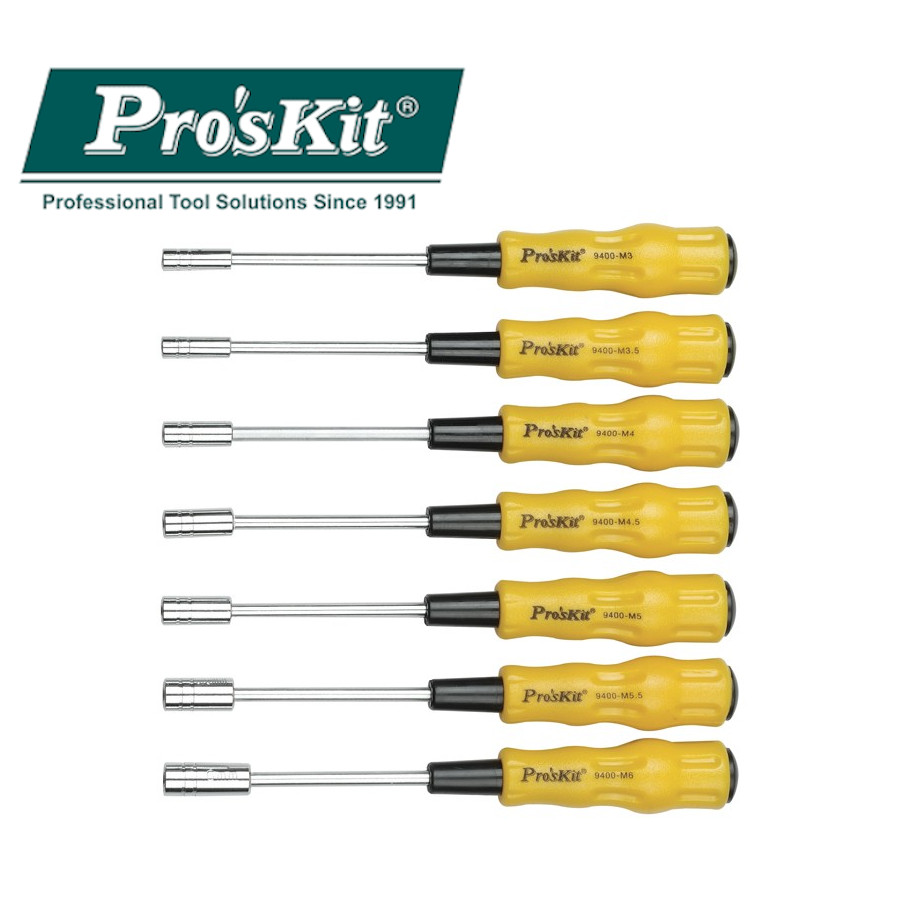 1PK-9402 Pro'sKit Набор отверток (7шт., головки М3-М6)