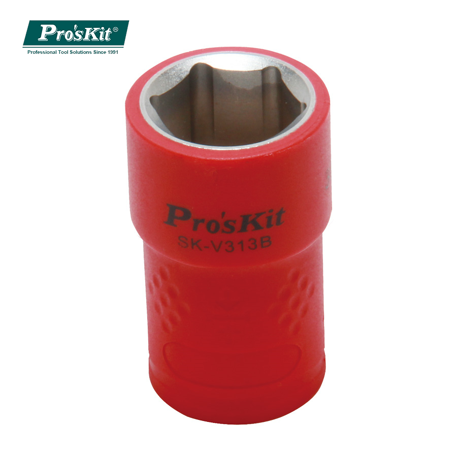 SK-V313B Pro'sKit Головка торцевая 3/8" 13х28мм 1000В
