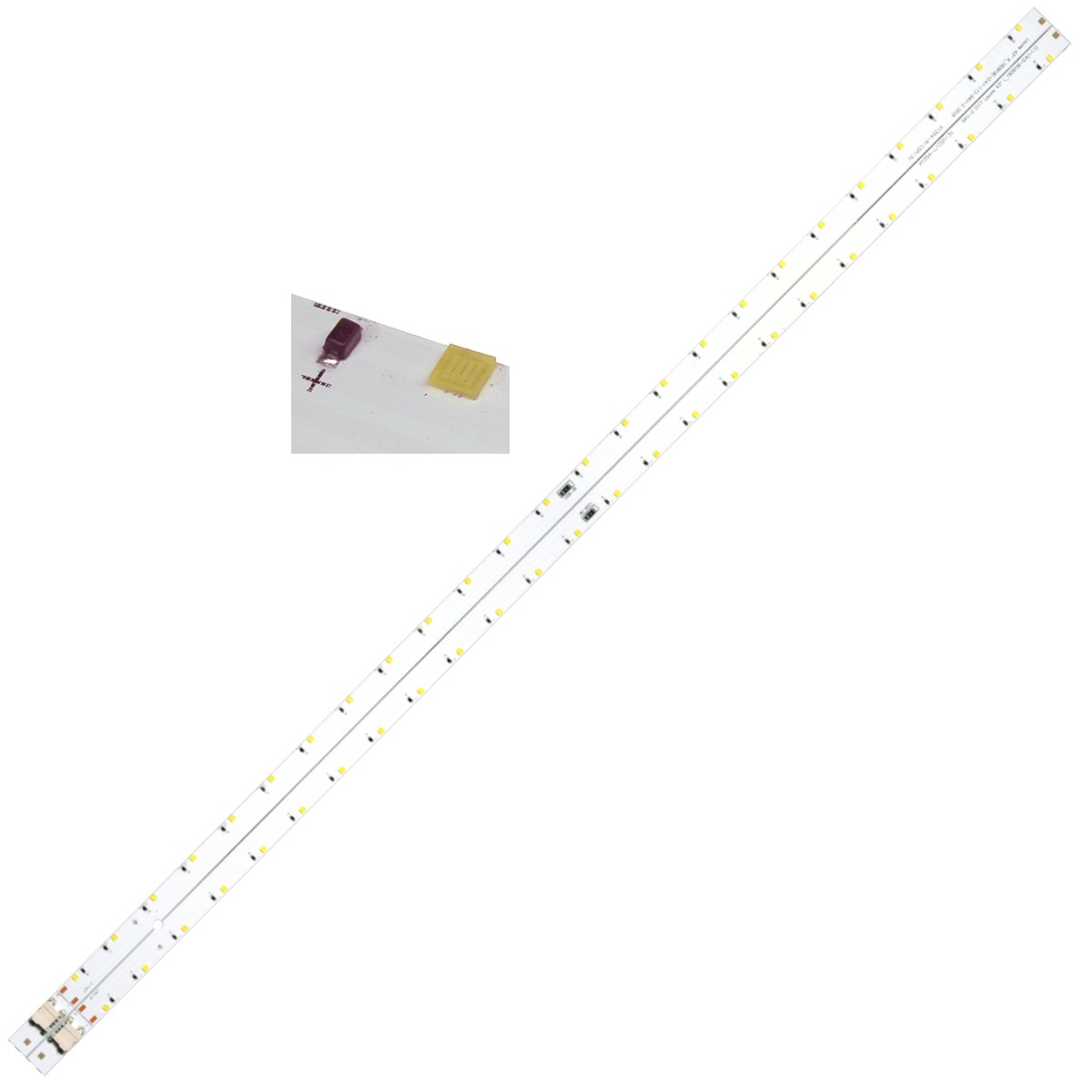 Светодиодная планка для подсветки ЖК панелей Louvre 43" R/L (445мм, 25 светодиодов)