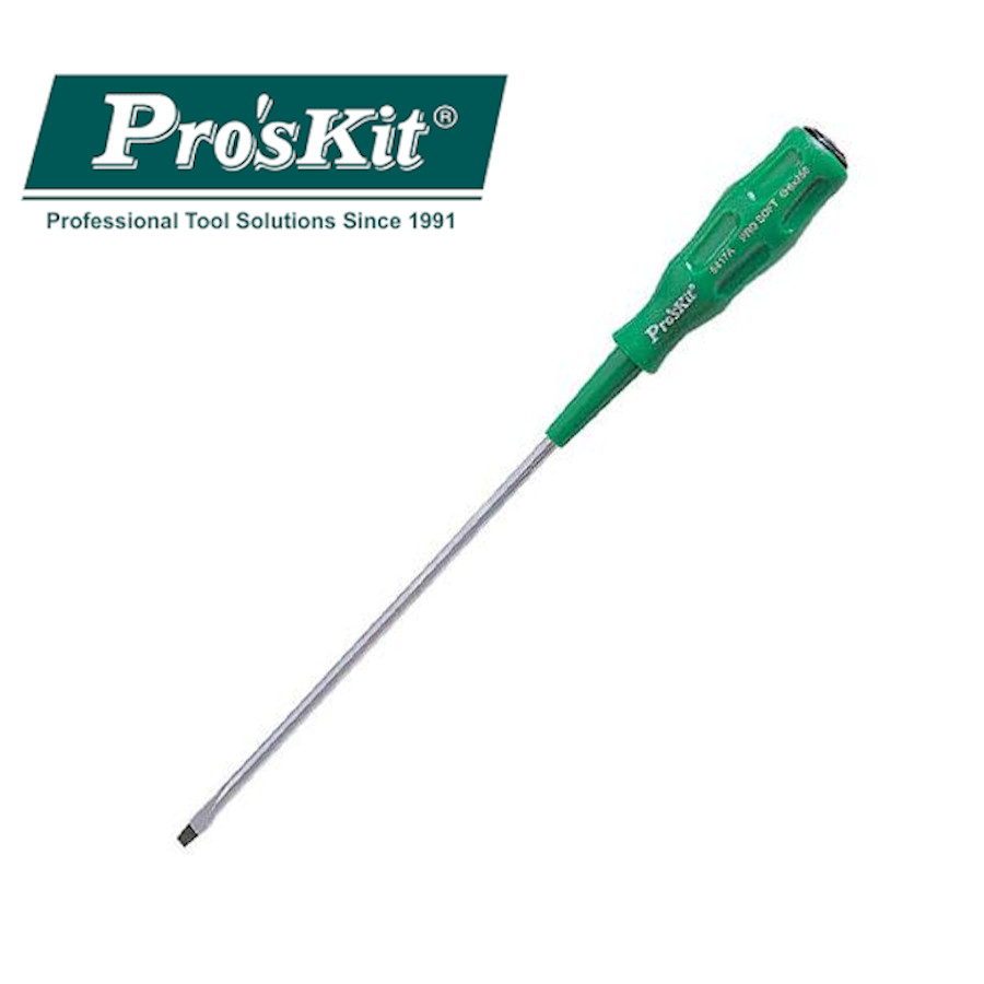 89417A Pro'sKit Отвертка Pro-Soft (- 6.0x250мм)