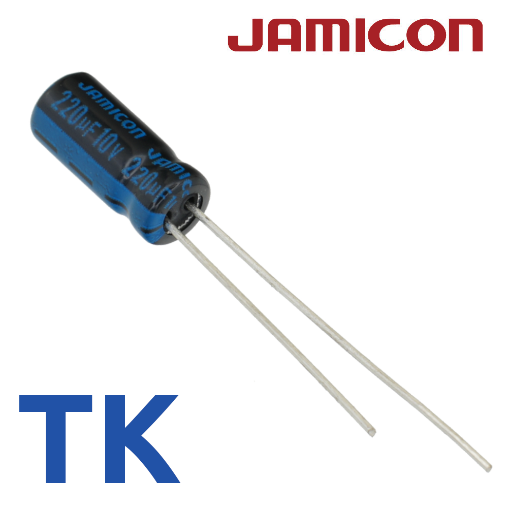 220мкФ 10В (5x11) TKR-105C Конденсатор электролитический
