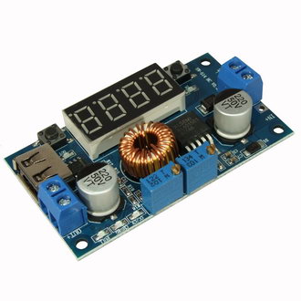 EM-829 DC-DC понижающий с LED индикатором (4 разряда) с функцией ЗУ