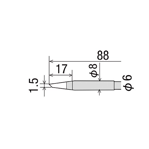 RD-68BC жало (d6/8х90мм) для KX, KS GOOT