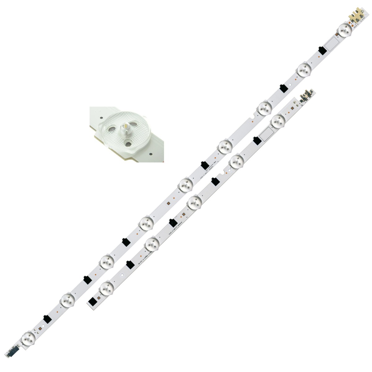 Светодиодная планка для подсветки ЖК панелей 2013SVS42F L/R REV1.8 (880мм, 14 линз)