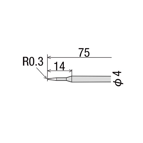R-48SB жало GOOT D=4мм (малый конус)