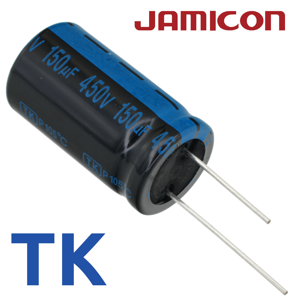 150мкФ 450В (22x40) TKR-105C Конденсатор электролитический