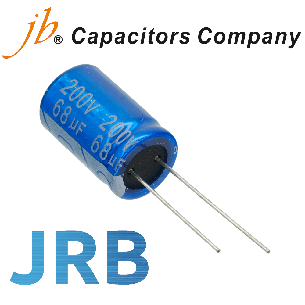 68мкФ 200В (13х20) JRB Конденсатор электролитический