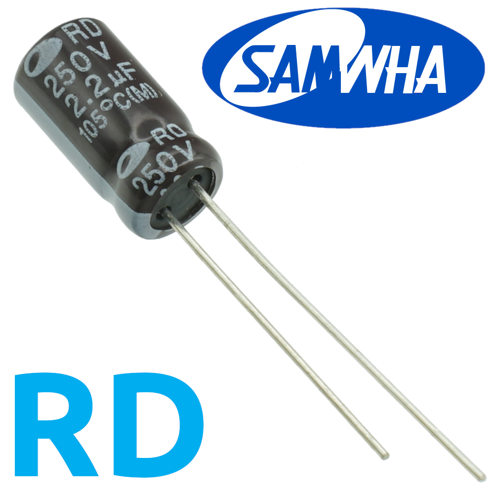 2,2мкФ 250В (6,3x11) RD-105C Конденсатор электролитический
