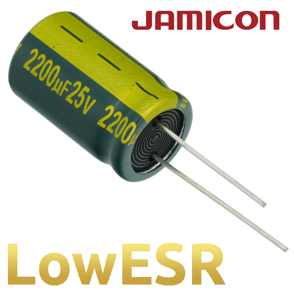 2200мкФ 25В (16x25) WL (low imp.) Конденсатор электролитический