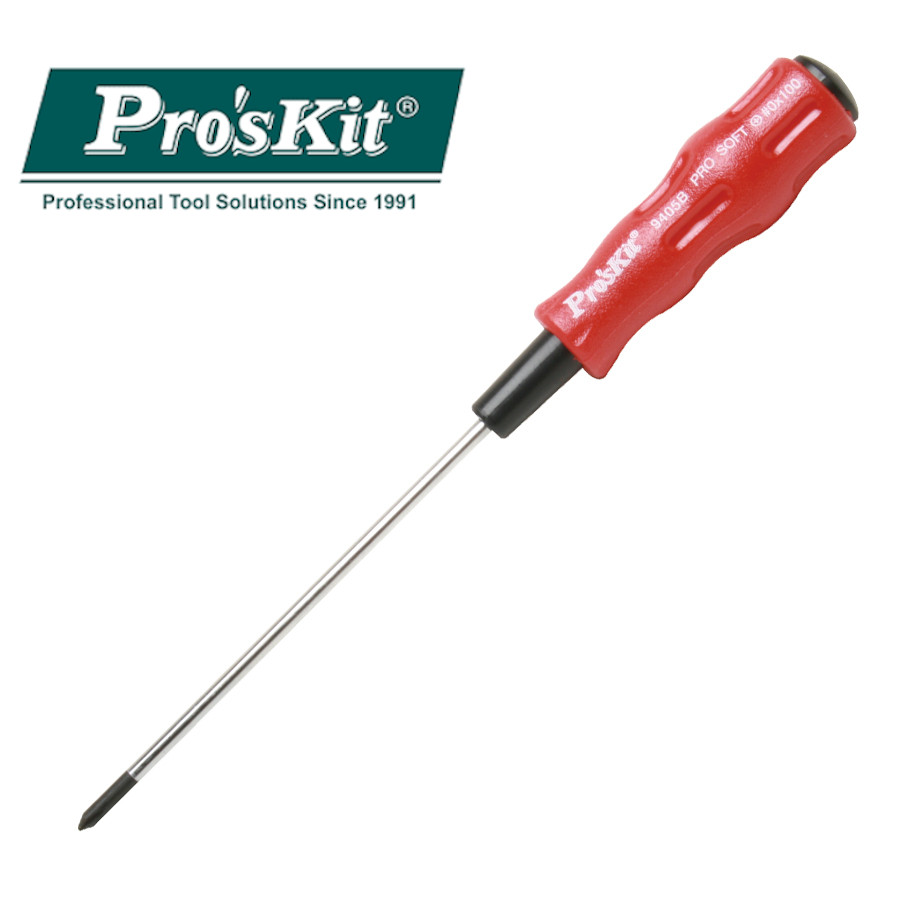 89405B Pro'sKit Отвертка Pro-Soft (+ #0x100мм)