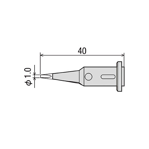 GP-501RT-1D жало для газового паяльника GOOT