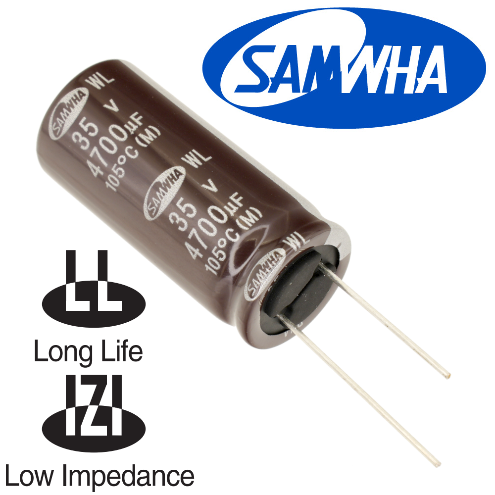 4700мкФ 35В (18x40) WL (2000ч.) (low imp.) Конденсатор электролитический