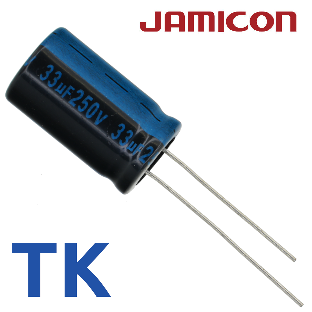 33мкФ 250В (13x20) TKR-105C Конденсатор электролитический