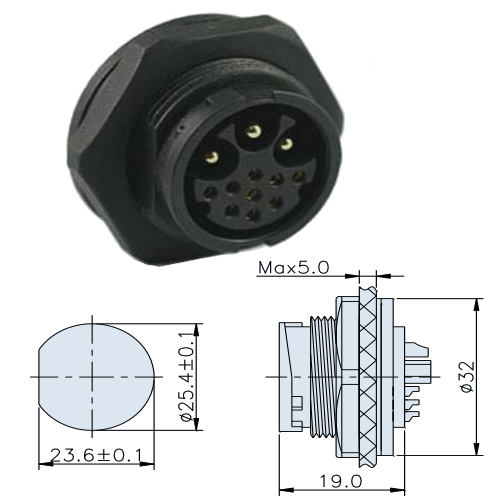 24309525-01 (3+9-pin)