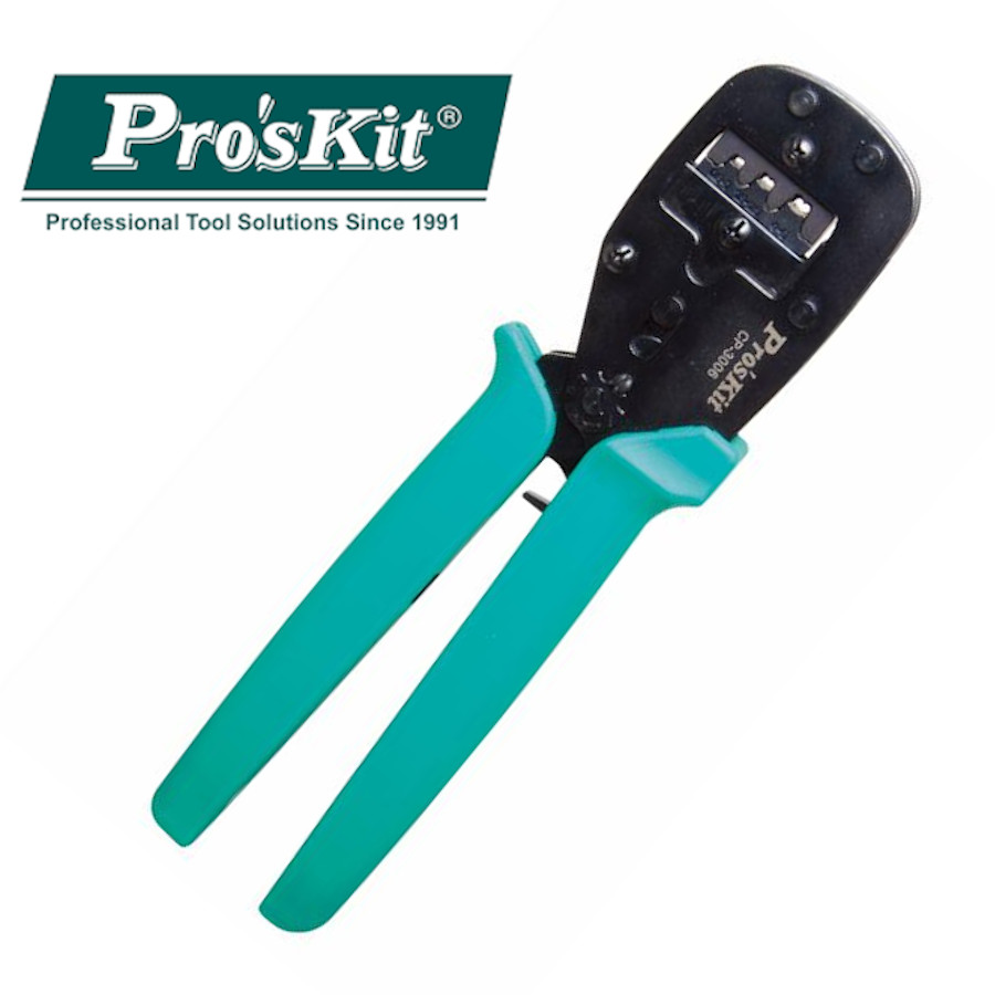 CP-3006FD36 Pro'sKit Клещи для обжима контактов D-SUB и неизолированных клемм