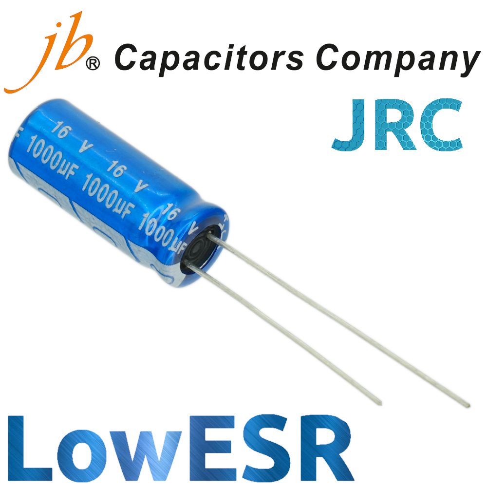 1000мкФ 16В (8x20) JRC Конденсатор электролитический
