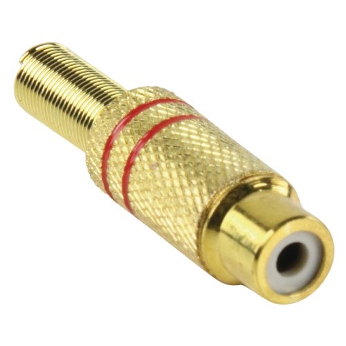 RCA-F-GR Разъем тюльпан гнездо (RP-219G)