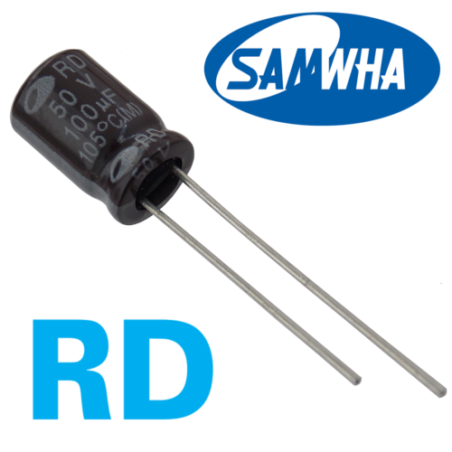 100мкФ 50В (8x12) RD-105C Конденсатор электролитический