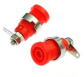 ZP016 4mm Panel-mount Socket,RED
