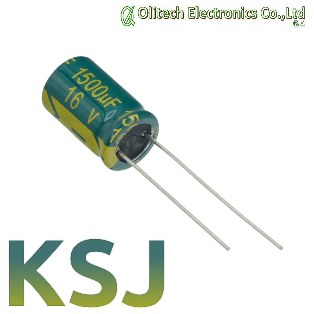 1500мкФ 16В (10x17) KSJ-105C Конденсатор электролитический
