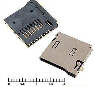 micro-SD SMD 9pin ejector