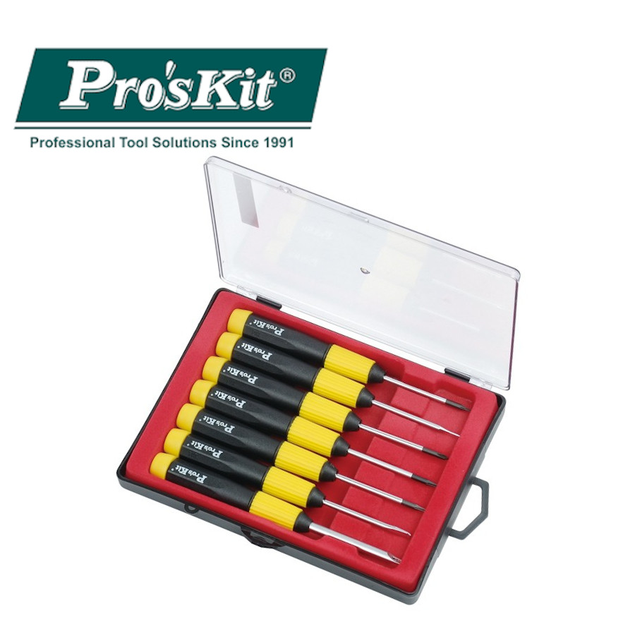 8PK-2065 Pro'sKit Набор отверток и открывателей для мобильный телефонов (7 предм.)