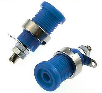 ZP012 4mm Panel-mount Socket,BLUE