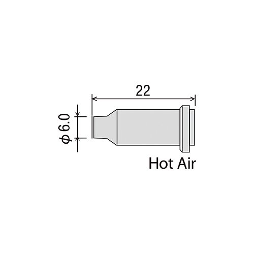 GP-510RT-НТ жало для газового паяльника GOOT