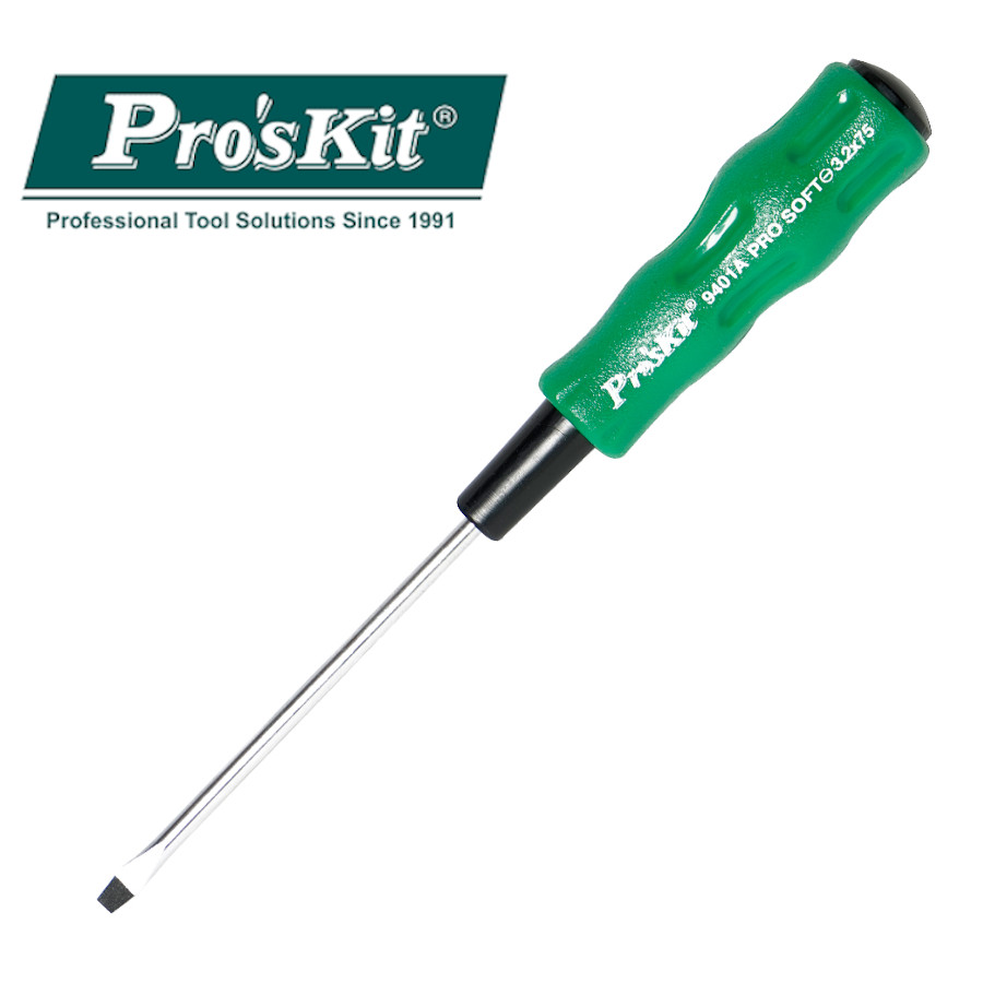 89401A Pro'sKit Отвертка Pro-Soft (- 3.2x75мм)