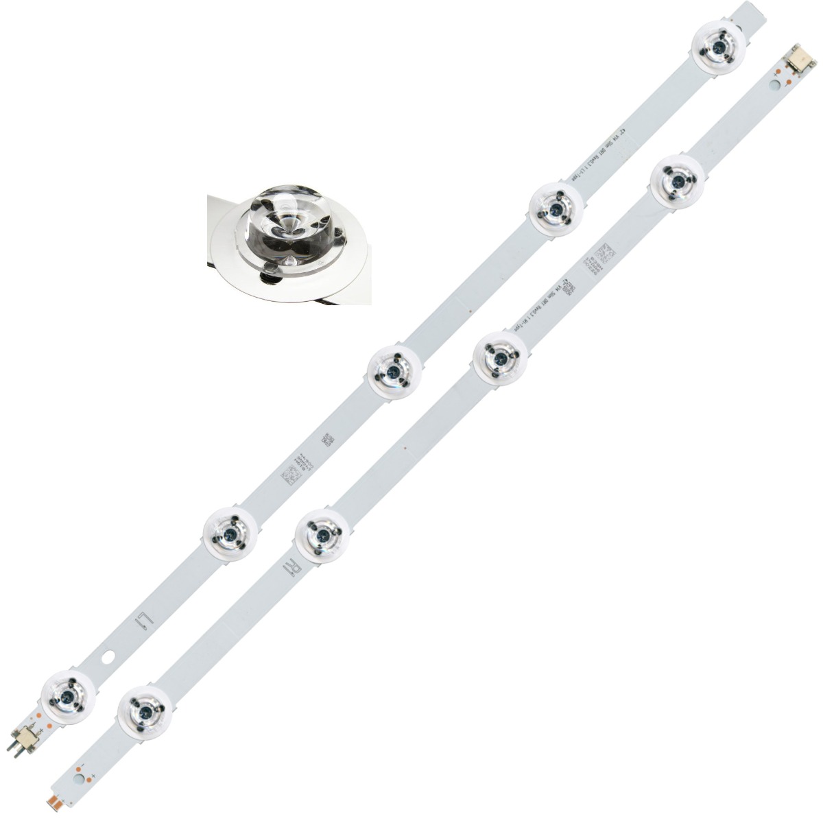 Светодиодная планка для подсветки ЖК панелей 42" V14 Slim DRT Rev0.3 1 R1/L1 (комплект на алюминиево