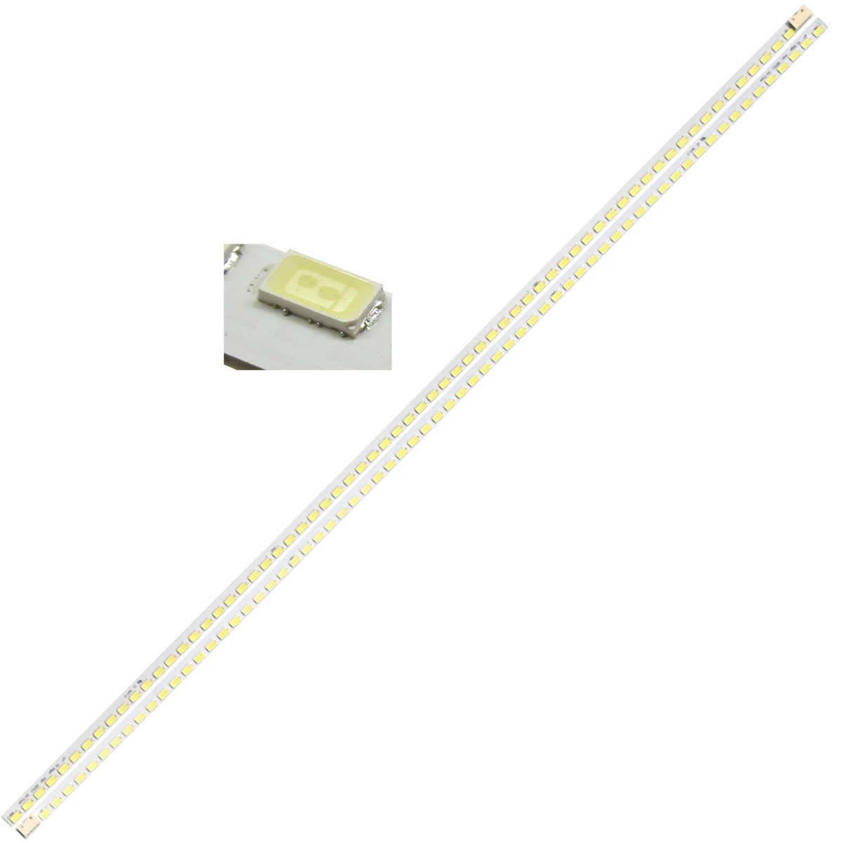 Светодиодная планка для подсветки ЖК панелей 47" V5 Edge FHD REV01 (комплект 2 планки по 531мм, 66 с