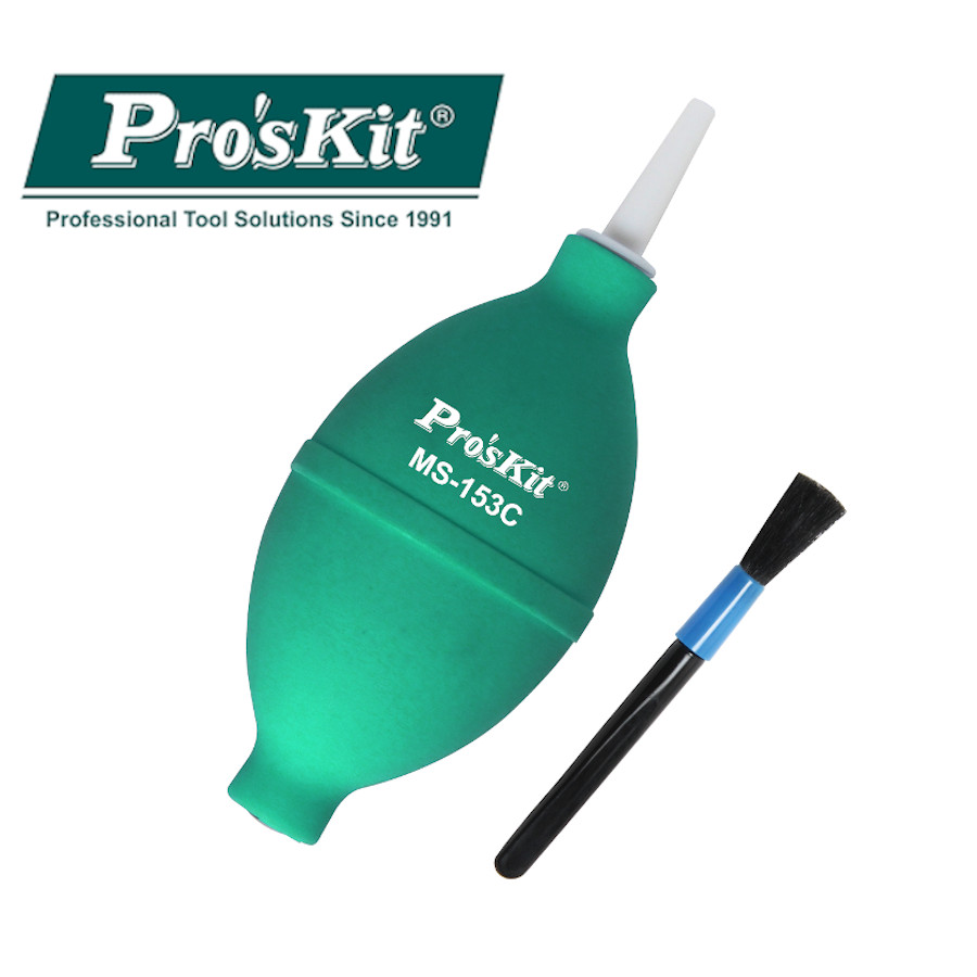 MS-153C Pro'sKit (аналог MS-154C) Щетка-кисть пневматическая (с резиновой грушей)