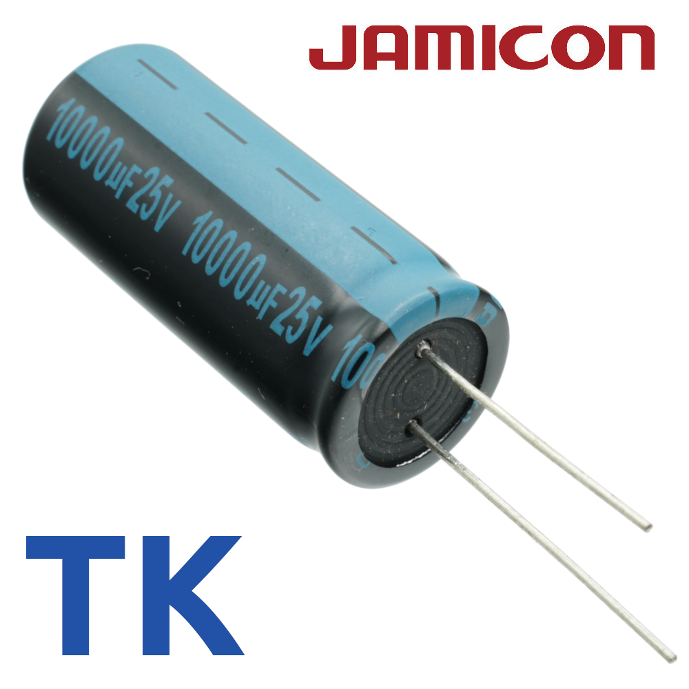 10000мкФ 25В (18x40) TKR-105C Конденсатор электролитический