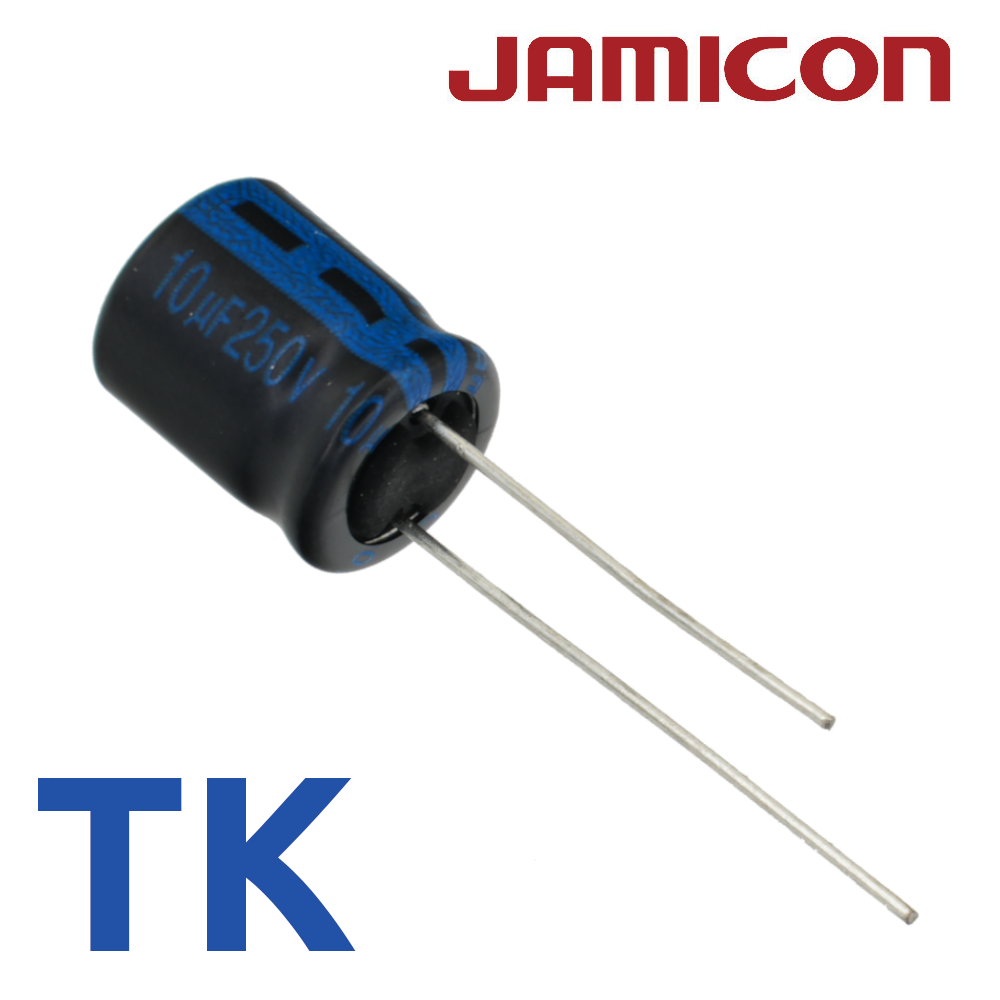 10мкФ 250В (10x12,5) TKR-105C Конденсатор электролитический
