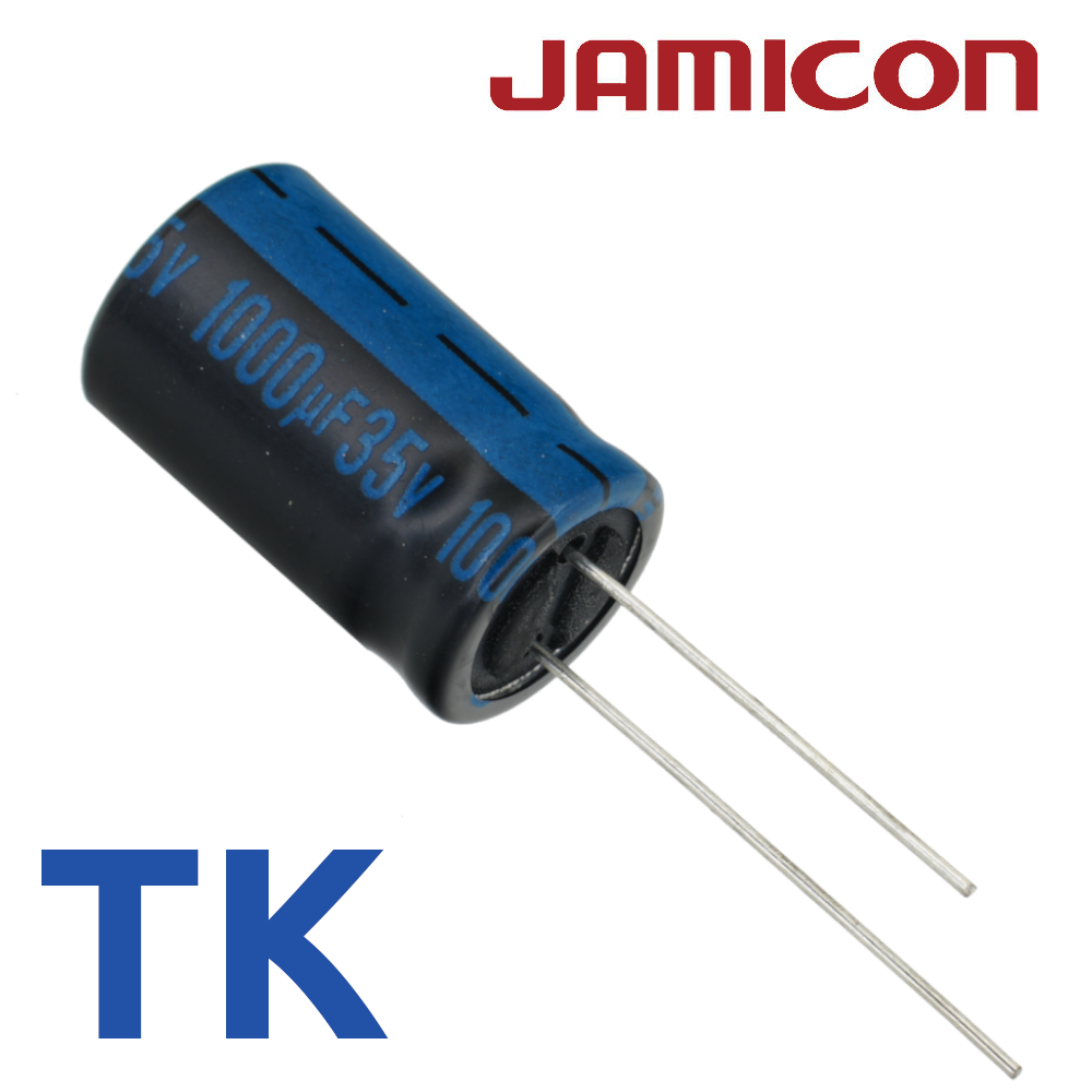 1000мкФ 35В (13x21) TKR-105C Конденсатор электролитический