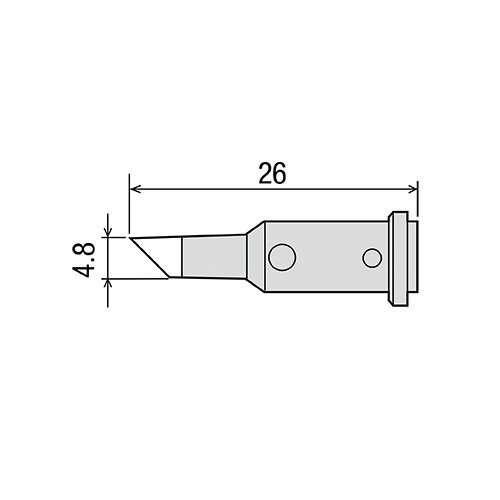 GP-510RT-4.8C жало для газового паяльника GOOT