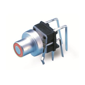 PB6156RSL-1-102 тактовая кнопка с красной подсветкой
