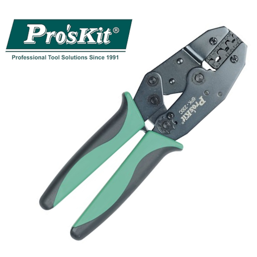 6PK-230C Pro'sKit Клещи для обжима неизолированных клемм (0.5-6кв.мм)