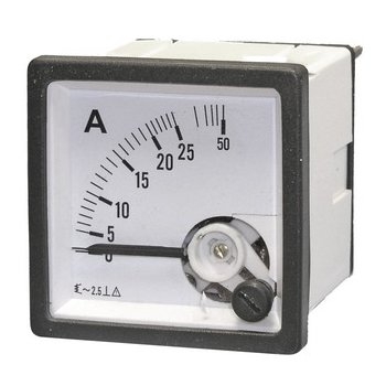 Амперметр 25А 50гц (48х48)