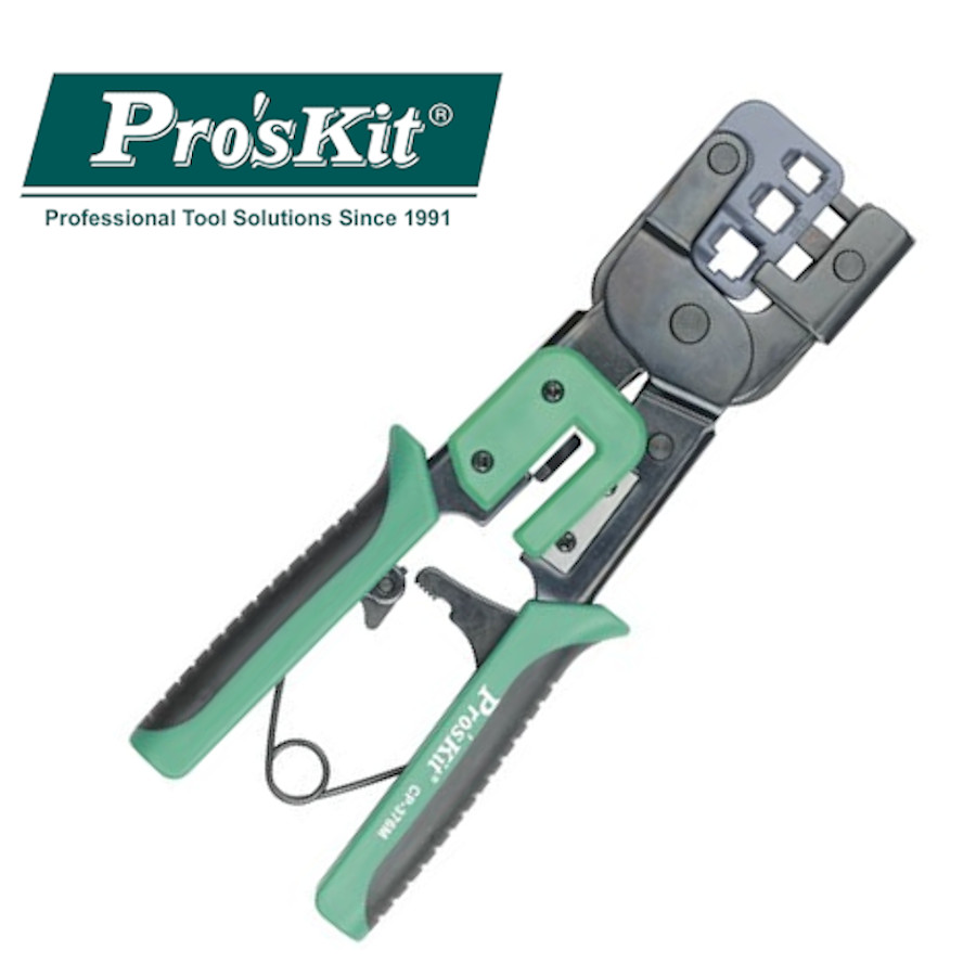 CP-376M Pro'sKit Клещи для обжима модульных разъемов (225мм)