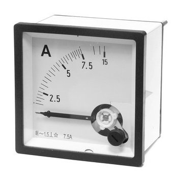 Амперметр 7.5А 50гц (72х72)