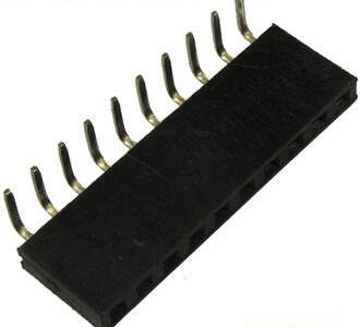 PBS-1x10R (PBS-10R)шаг 2.54 мм