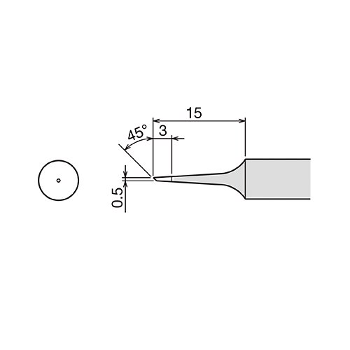 PX-60RT-0.5CR жало  (d6.5х26мм) GOOT