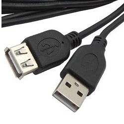 USB-A F USB-A M 1.8m