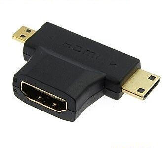HDMI F to Mini HDMI + Micro HDMI