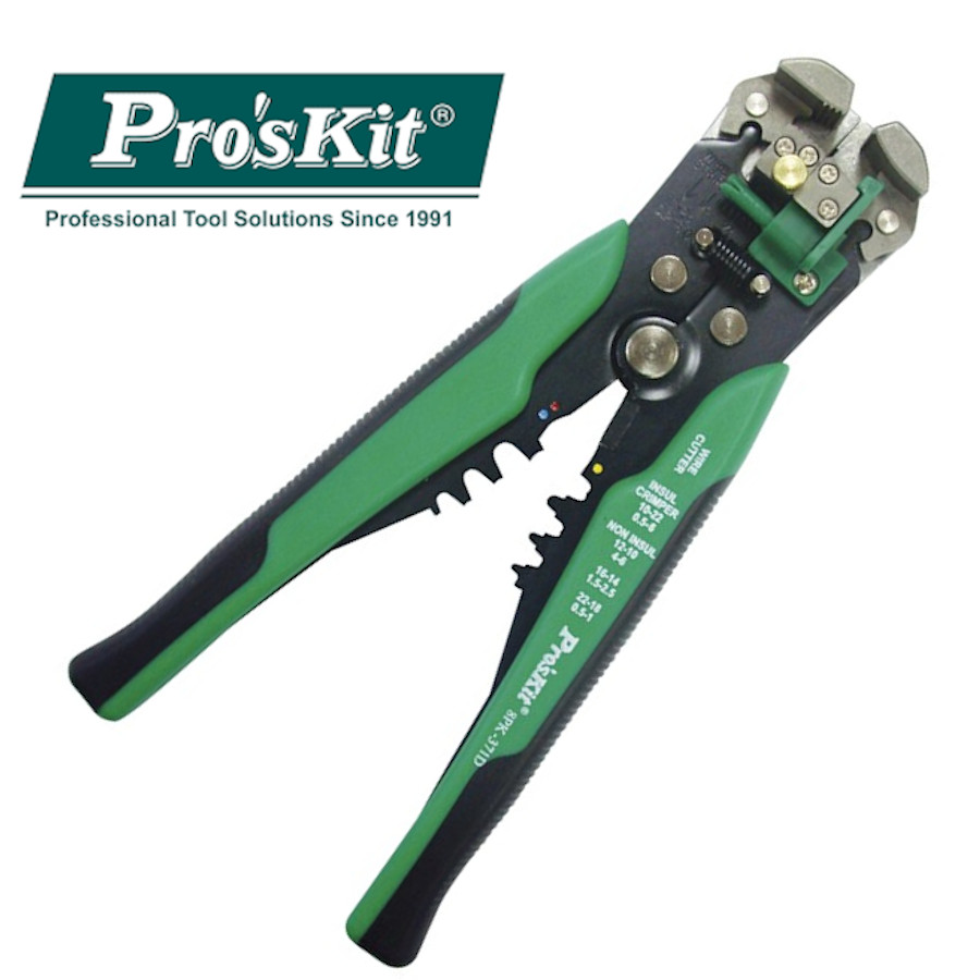 8PK-371D Pro'sKit Клещи для зачисти и обжима проводов автоматические