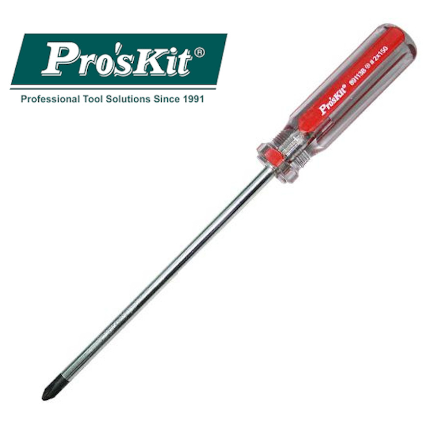 89113B Pro'sKit Отвертка LineColor (+ #2, 6х150мм, 240мм)