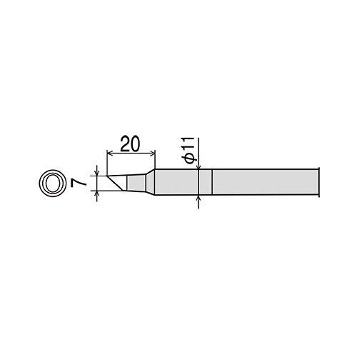 CXR-100RT-7С жало (d11мм) для паяльника CXR-100