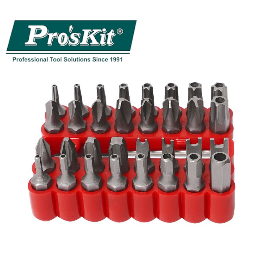 8PK-SD009(E) Pro'sKit Набор бит (33шт., специализированные шлицы)