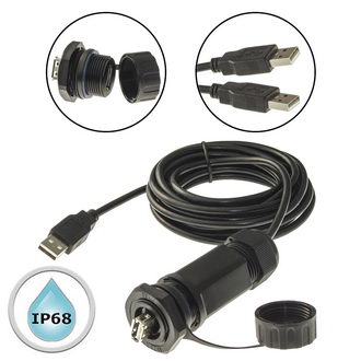 M25USBZ1-2.0G-1.5M герметичный шнур